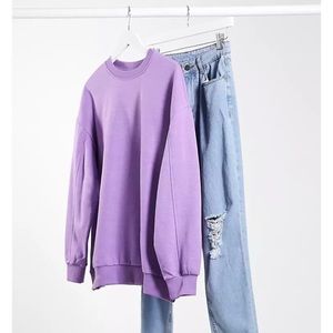 NWT ASOS Bershka Lilac Sweatshirt